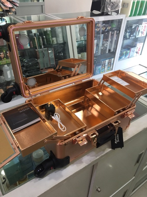 Masami Shouko Beauty Case Rose Gold Satin S Case With Flat Bulb Stereo