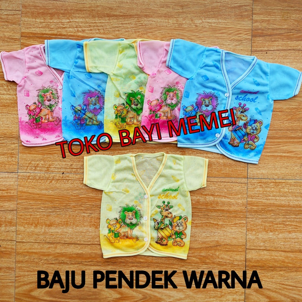 Baju bayi pendek WARNA perlengkapan bayi lahir