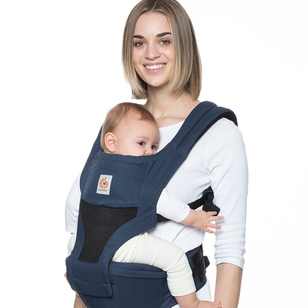 ErgoBaby Hipseat Cool Air Mesh Carrier - Raven