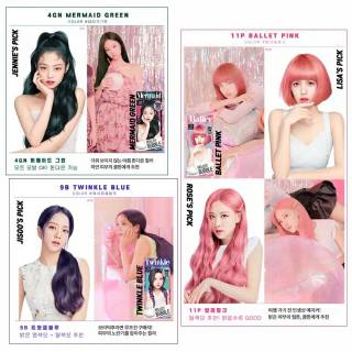 TERMURAH CAT  RAMBUT  LISA BLACKPINK  ballet pink 11p MISE EN 