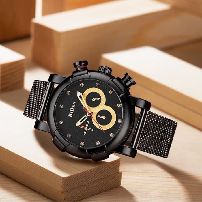 jam tangan Biden pria fashion cool bisnis sport waterproof jam tangan