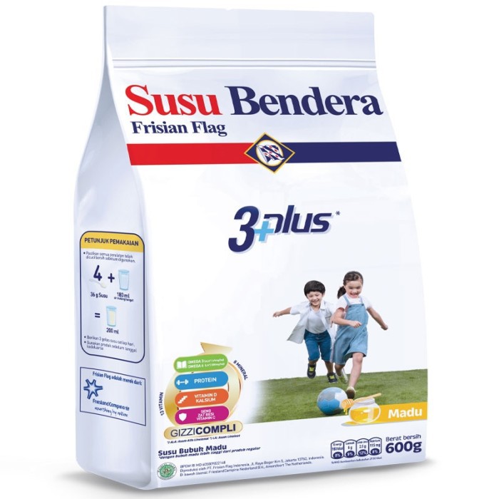 

Bendera 3+ Susu Pertumbuhan Madu 600G