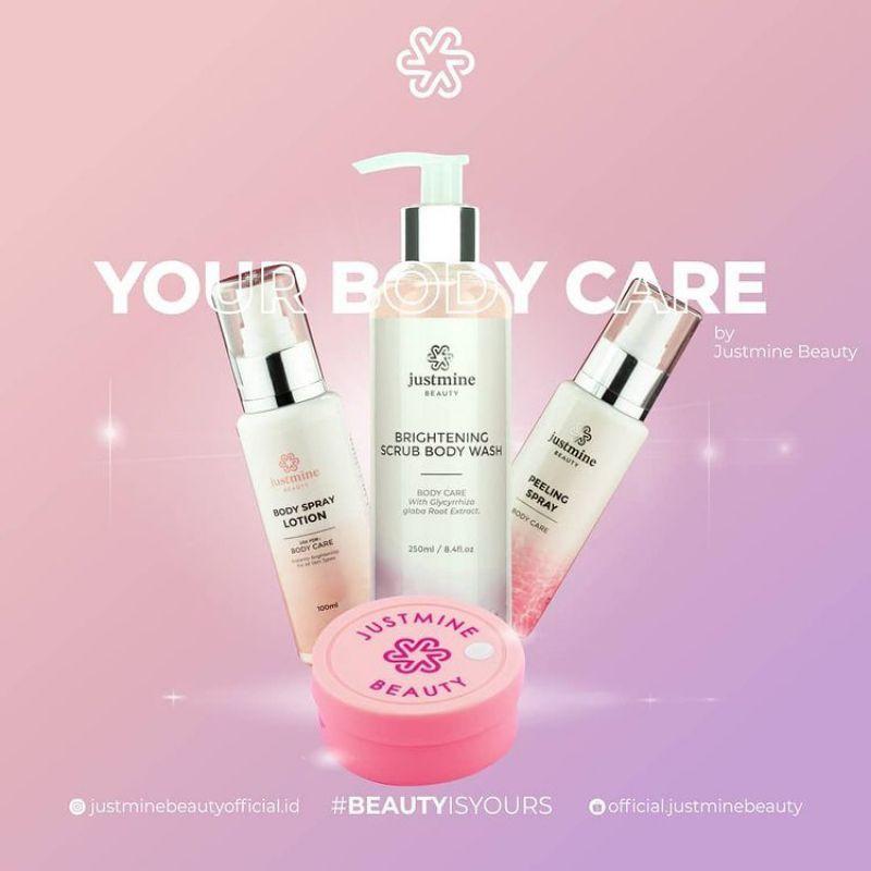 ECERAN SKINCARE JUSTMINE BEAUTY, TONER, SERUM, FACIAL WASH, CREAM SIANG