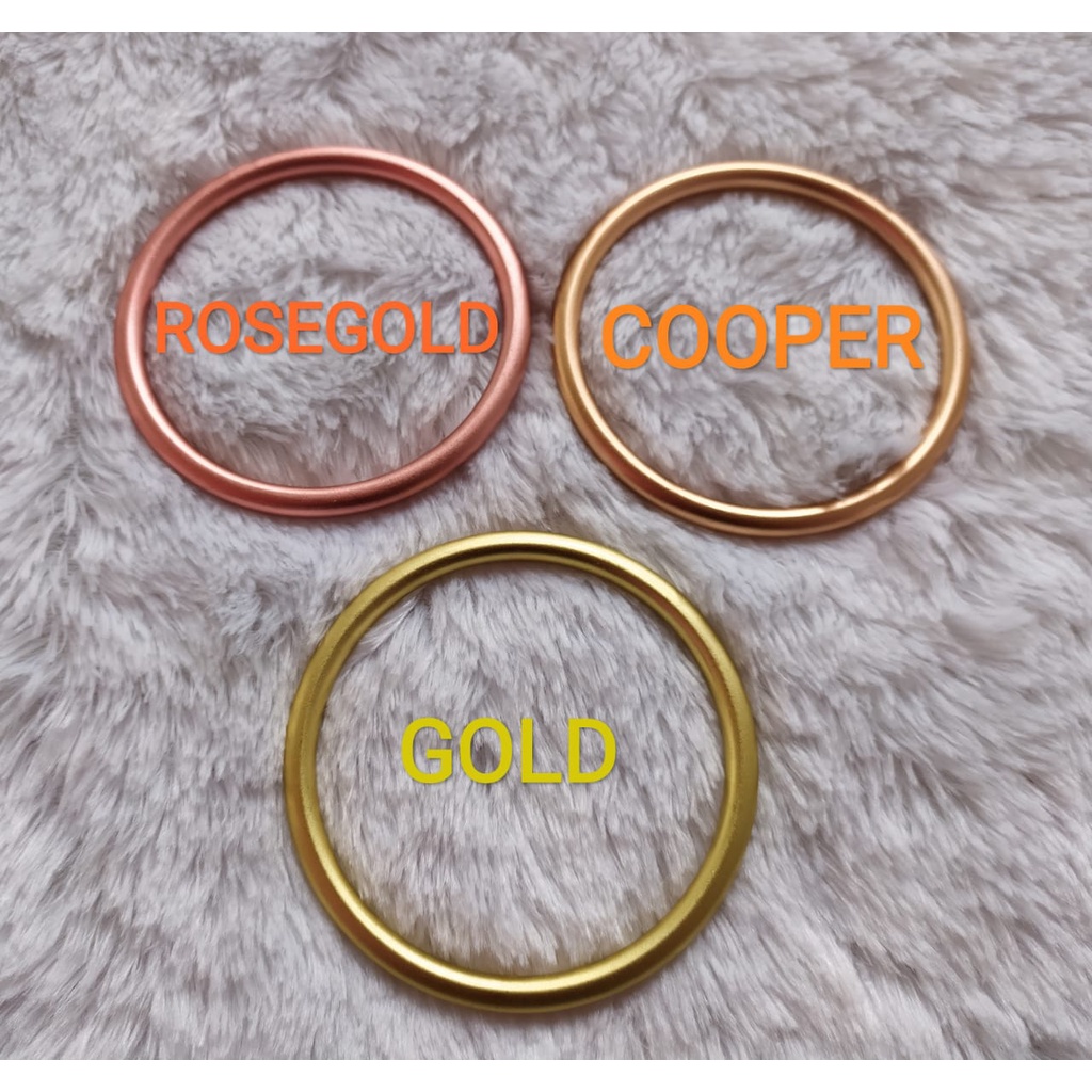 RING GENDONGAN ALUMUNIUM SIZE L SOLID RING TANPA CELAH BUKAN CUDDLE ME