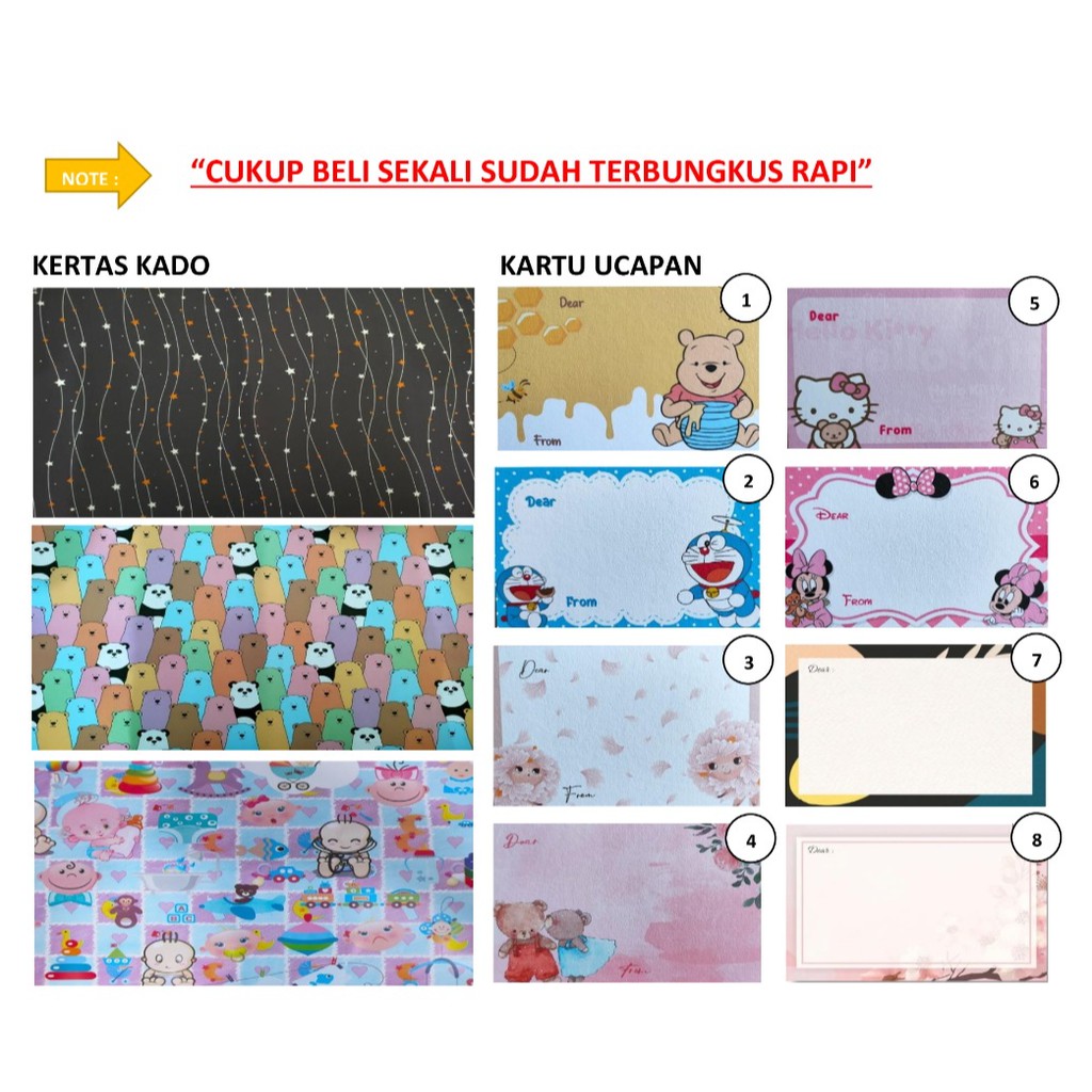 

Kertas Kado dan Kartu Ucapan