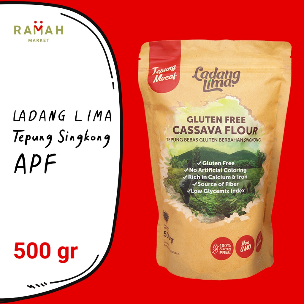 

Tepung Singkong APF Ladang Lima 500gr