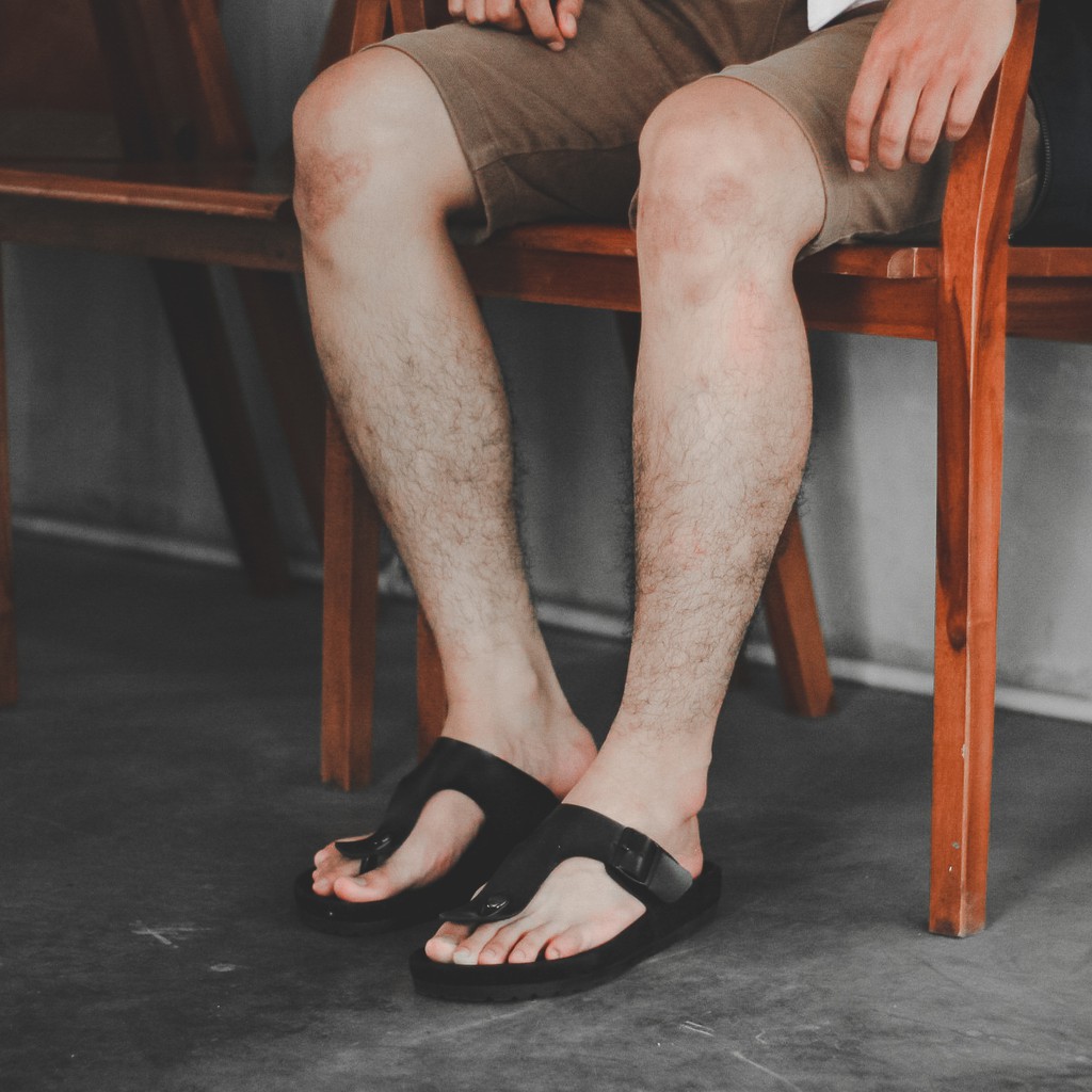 ALVARO BLACK |FORIND x Squirrel| Sendal Jepit Original Santai Kasual Pria/Wanita Sandal Footwear Ori