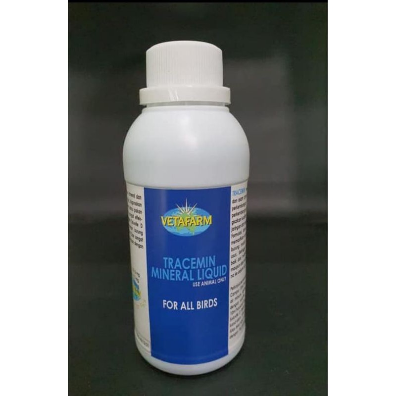 VETAFARM TRACEMIN 250ML VITAMIN MINERAL BREEDING TERNAK BURUNG