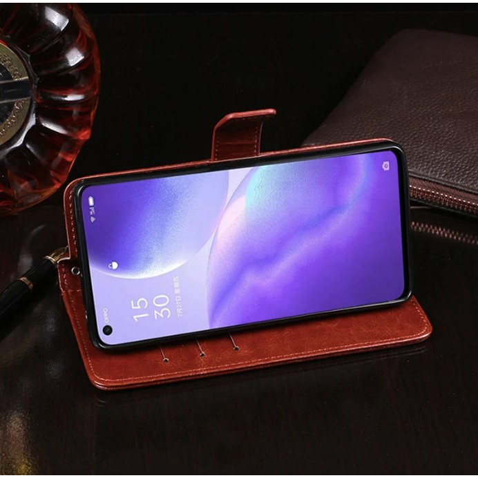 Oppo Reno 5 Flip Cover Wallet Leather Case