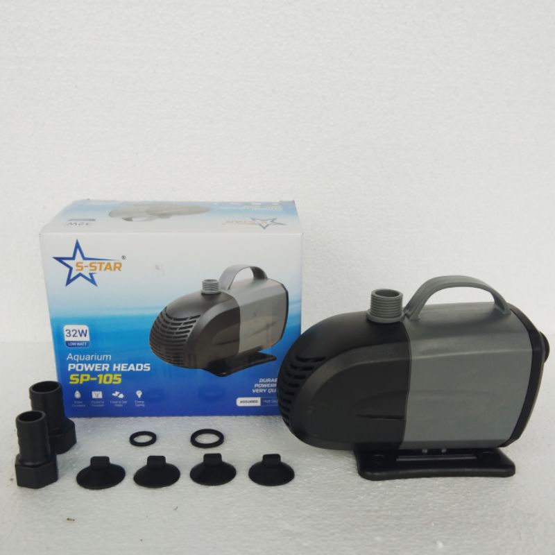 mesin pompa filter celup submersible SEA STAR SEASTAR SP 105 waterpump kolam aquarium water pump ph 3000 sd 3500 Lph akuarium hidroponik low watt