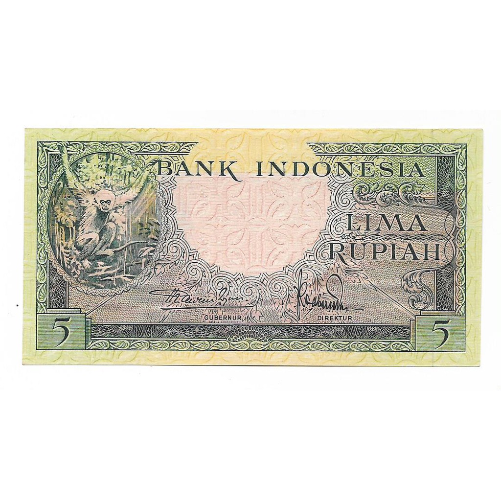 Uang Kuno 5 Kera 1957