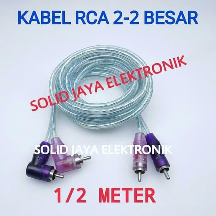 KABEL RCA 2-2 O.5 M BAGUS KABEL RCA 1/2 METER 2-2 KABEL AUDIO RCA BENTUK L KABEL AUDIO KABEL AUX RCA