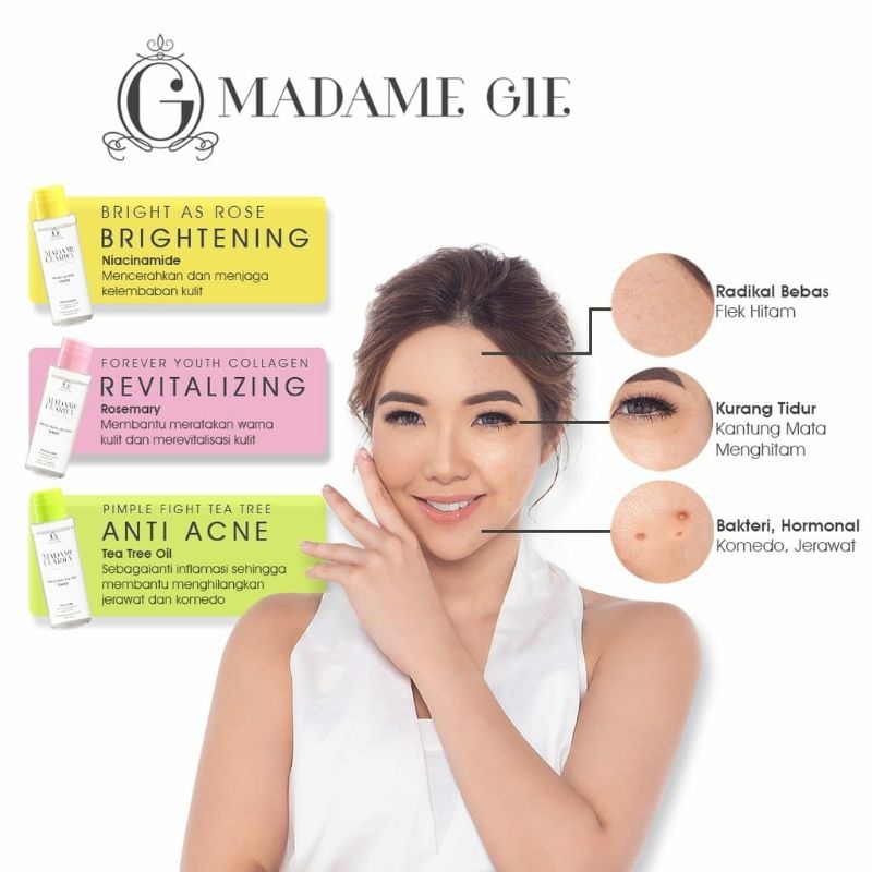 MADAME GIE Madame Clarify Face Toner - Skin Care Pelembab