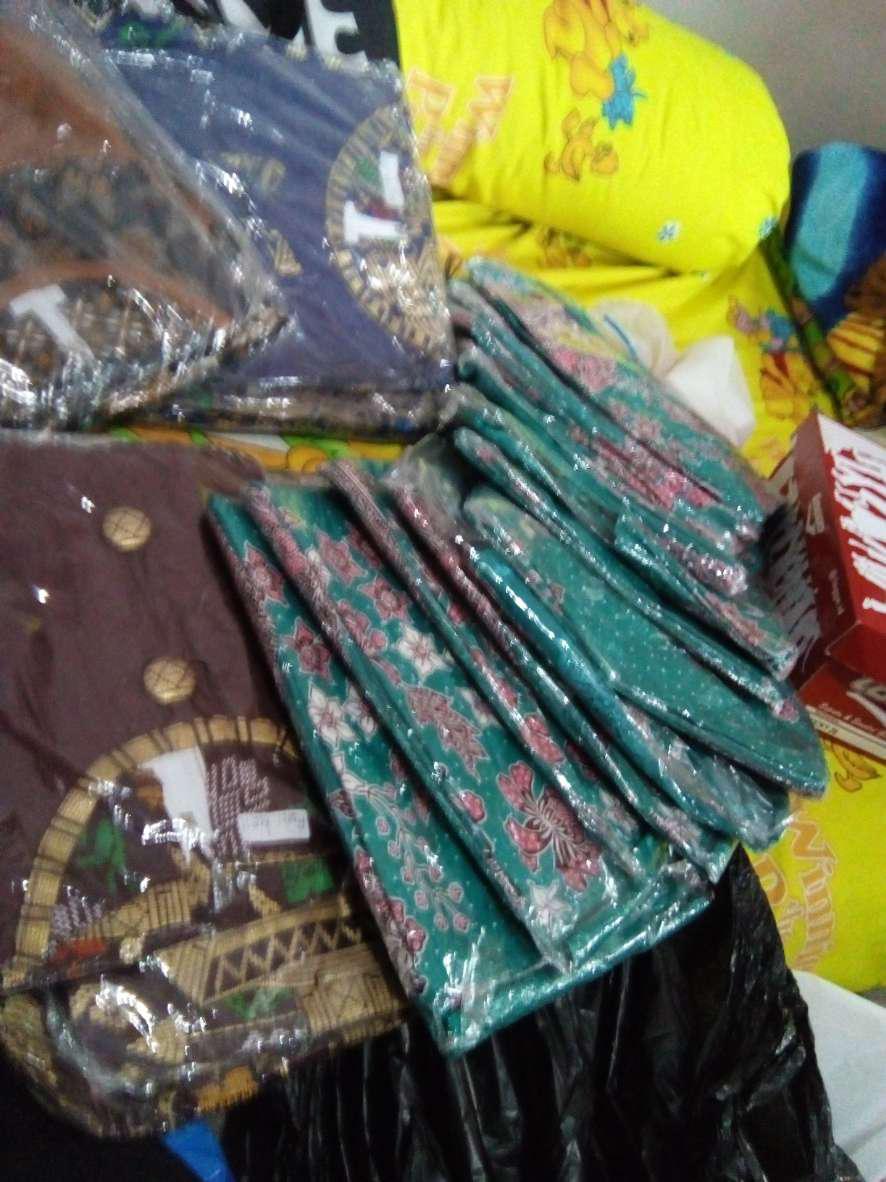 Qnunbatik Sarimbit/couple Batik Anak Dress/kemeja Santika Prodo