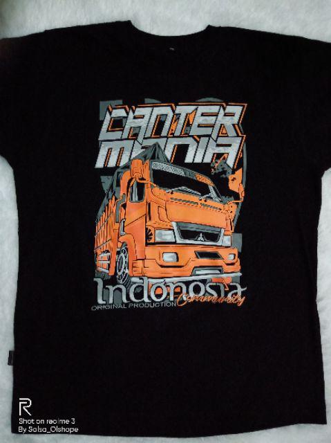 Kaos T-shirt Karakter Truck New Edition Canter Gs Apparel Baju Distro Mbois Love T-shirt Unisex New