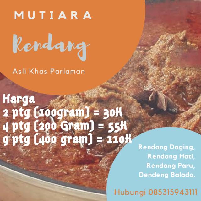 

Rendang Dalam Kemasan