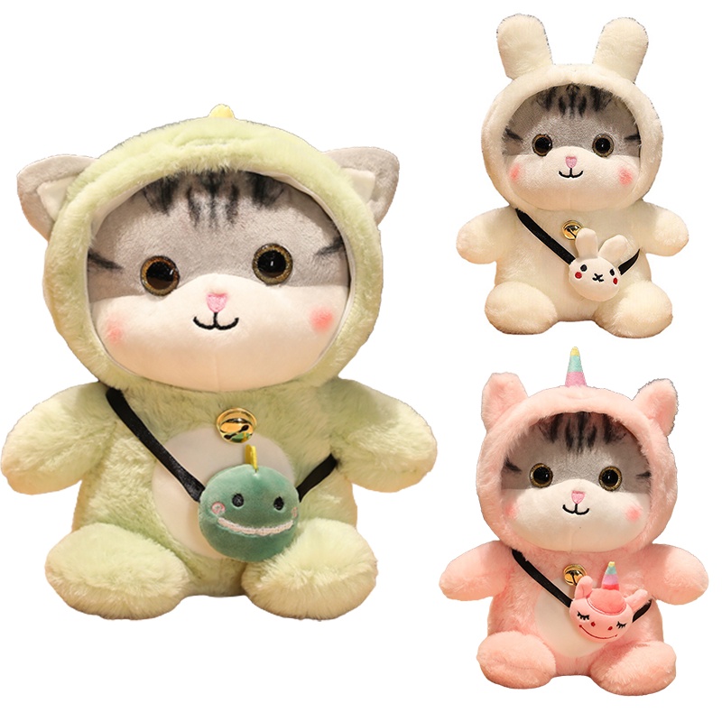 30/40CM Kucing Mainan Mewah Indah Cosplay Rabbit Unicorn Plushie Birthday Gifts For Boy Girl