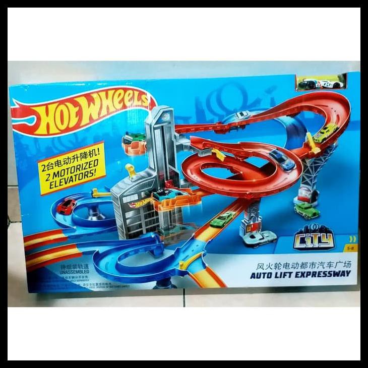 Jual HOT WHEELS CITY AUTO LIFT EXPRESSWAY. MAINAN ANAK TRACKSET
