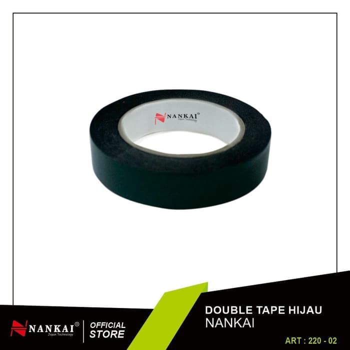

NK Double Tape Foam Hijau 1"x5 m / Double Tape Busa Hijau 5 Meter Nankai