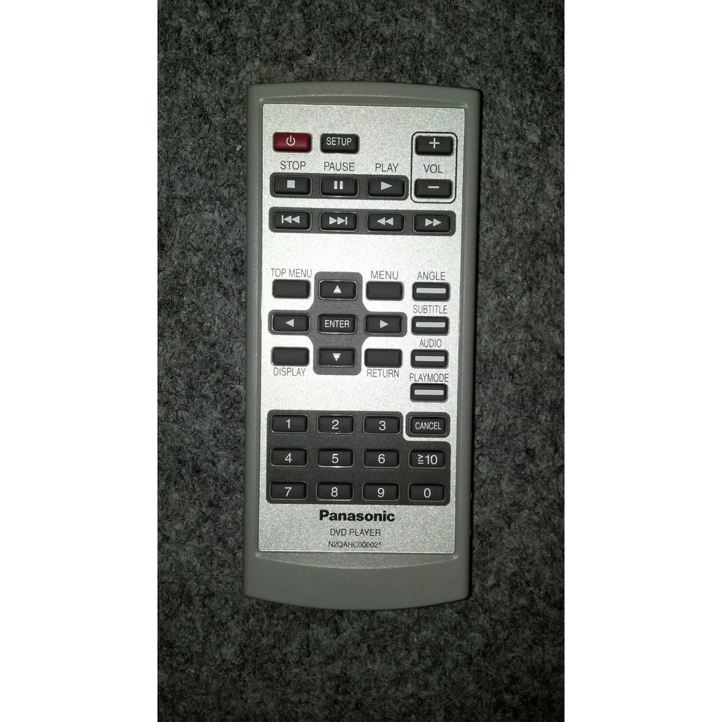 REMOTE DVD PANASONIC N2QAHC000021 ORIGINAL