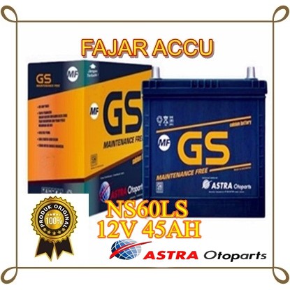 Aki GS ASTRA MF NS60LS Innova, Yaris, Vios