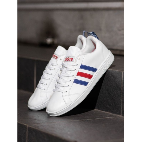 Sepatu Ads Neo Advantage White France Original Bnwb, Sneakers Pria