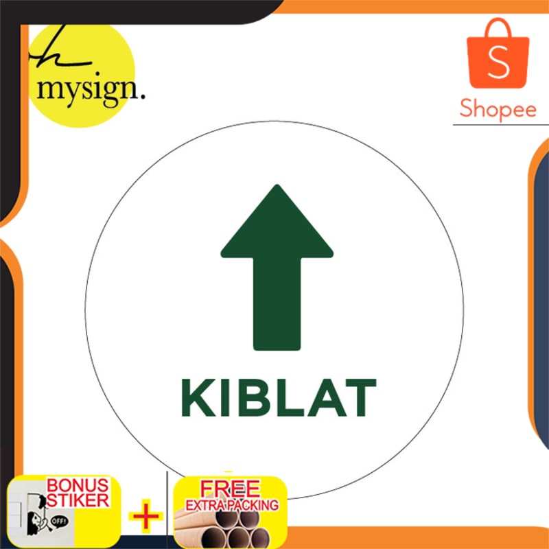

Promo SIGN KIBLAT ACRYLIC TIMBUL BULAT / KIBLAT LABEL SIGN Elegan