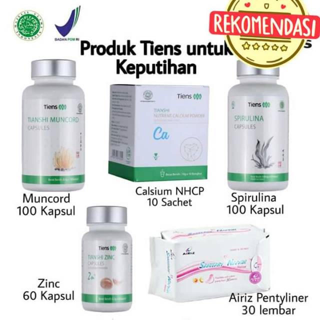 Obat Herbal Keputihan Tiens Halal ( 5 produk)