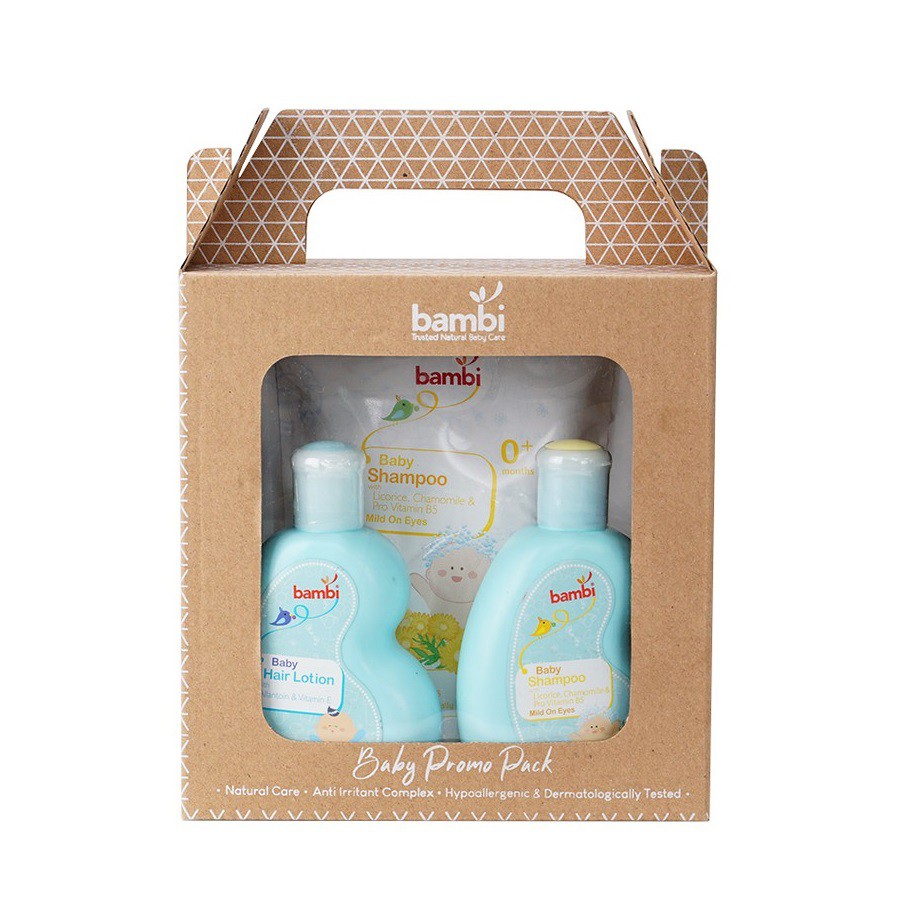 Bambi Baby Hair lotion 100ml with allantoin &amp; Vit. E /With Candlenut AloeVera &amp; Celery