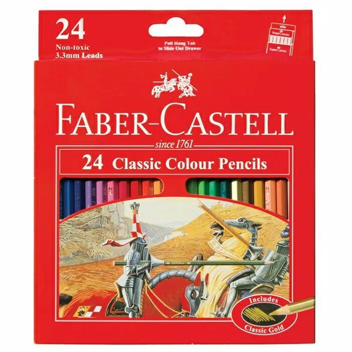 

Dijual PENSIL WARNA KAYU 24 COLOUR CLASIC FABER CASTEL Berkualitas