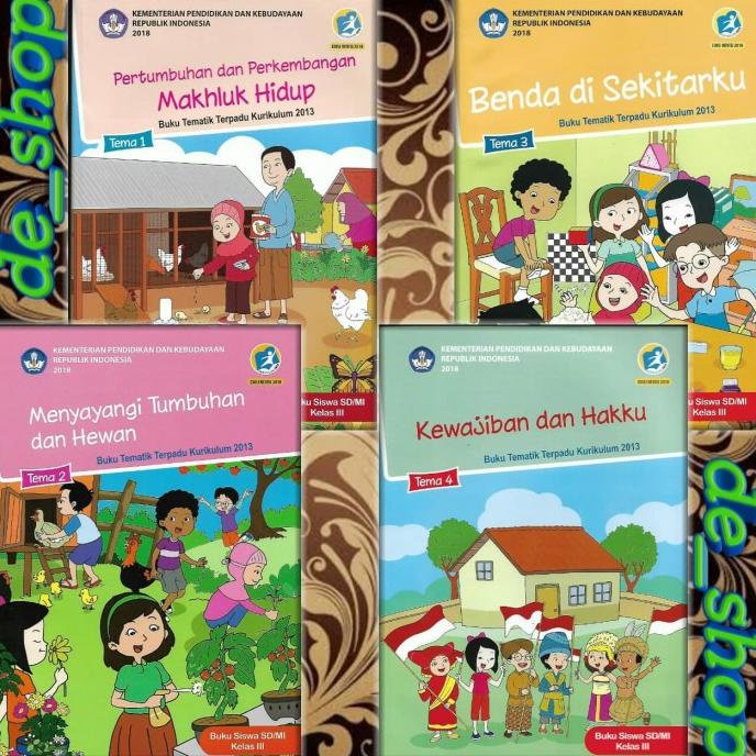 

Buku Tematik SD Paket Kelas 3 Tema 1234