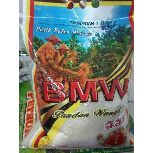 

Beras pandan wangi cap BMW 5kg pulen harum