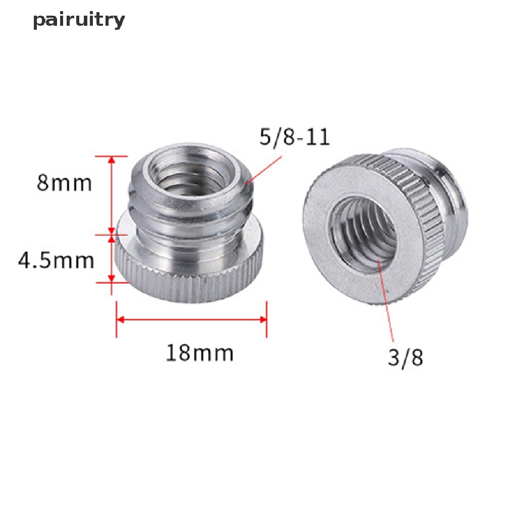 Sekrup Adapter Mount 1 / 4 3 / 8 Ke 5 / 8 Female Male Untuk Kamera SLR