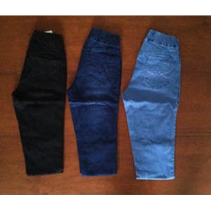 Jeans Stretch Pinggang Karet Ukuran Super Jumbo Warna Hitam