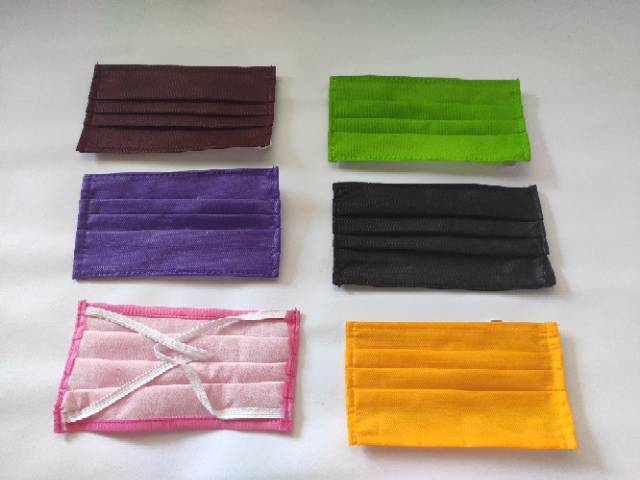 Pelindung wajah kain handmade alat pelindung 2 ply hijab