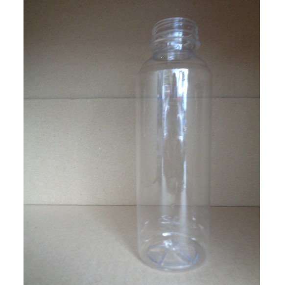Botol Plastik 250ml Almond minimal 20pcs