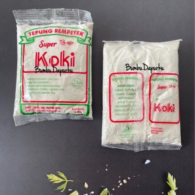 (4 sachet) Tepung Rempeyek Super cap Koki