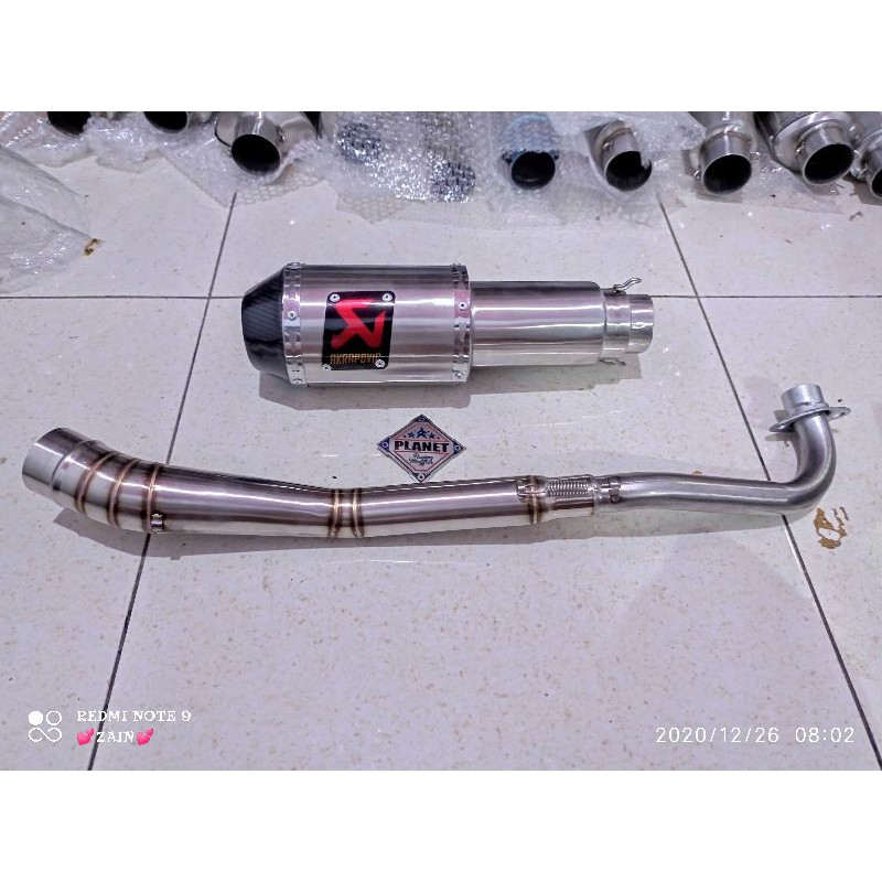 KNALPOT SUPRA 125 KNALPOT RACING SUPRA 125 KNALPOT AKRAPOVIC