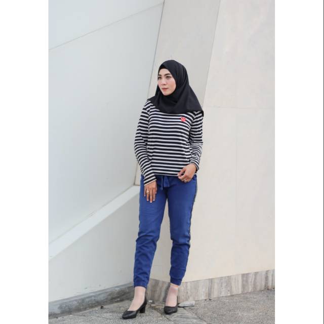 Joger Jeans Motif Fendi