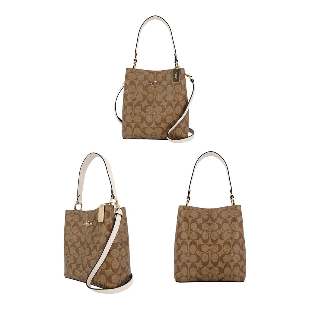 Coach Charlie Bucket 21 Coach Town Bucket Bag In Signature Canvas