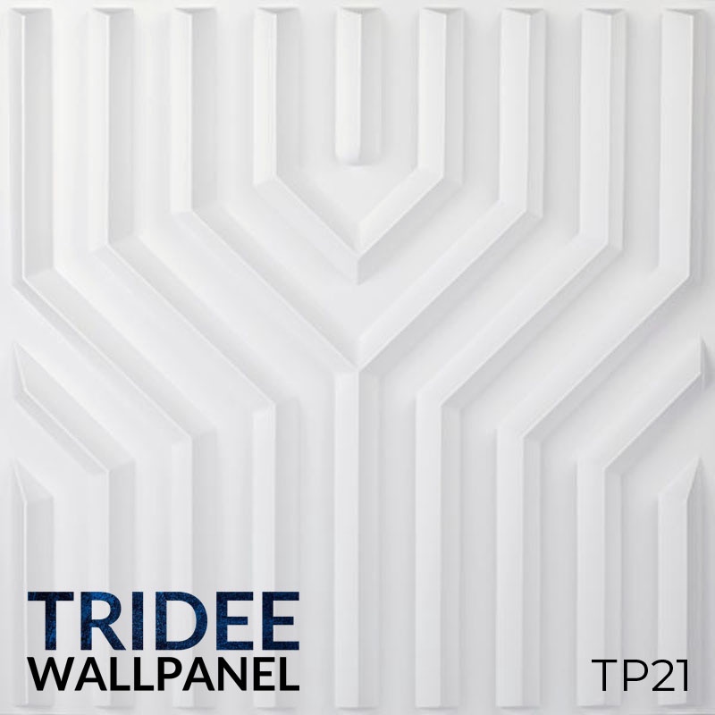 TRIDEE WALLPANEL | WALLPAPER DINDING DEKORASI | WALL PANEL 3D DINDING PVC-TP21 TRON