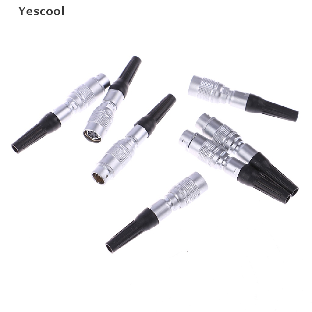 Yescool 1 Set Konektor sensor Sirkular YC8 mini Model push pull self lock