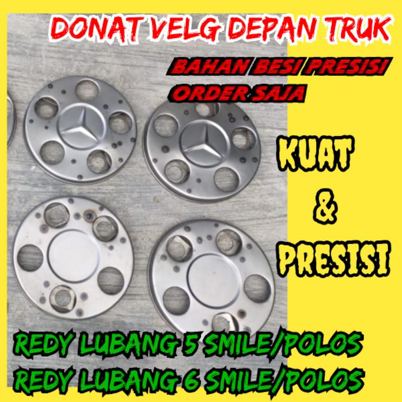 Wildop canter Wildop truk  donat  baut lubang 5&6 canter elf dutro giga bahan plat besi press 2 biji