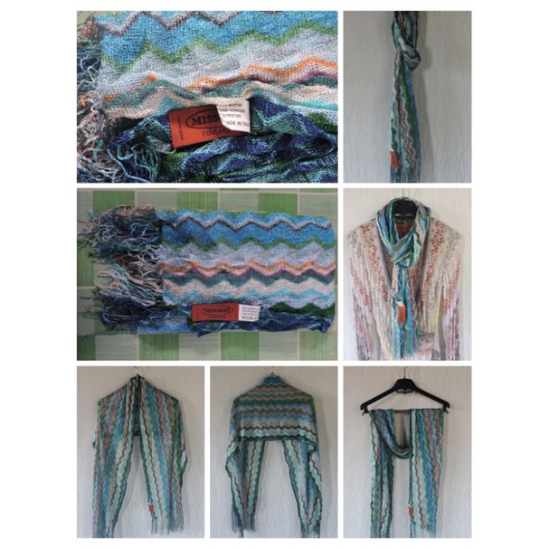 Missoni Long Chevron Scarf Second Branded Original