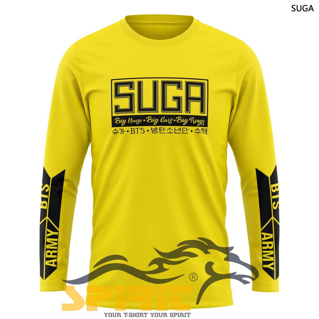 SALE> BAJU KAOS DISTRO SUGA BTS JIN BTS BOY GRUP  KOREA K- POP  PRA WANITA ALL CALER BIG SIZE