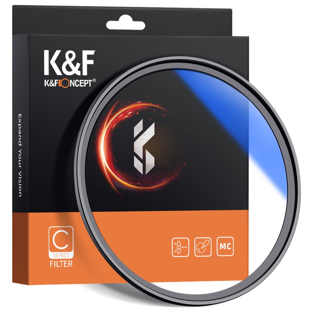 K&F Concept 49mm MC UV Protection Filter Slim Frame with Multi-Resistant Coating for Camera Lens 