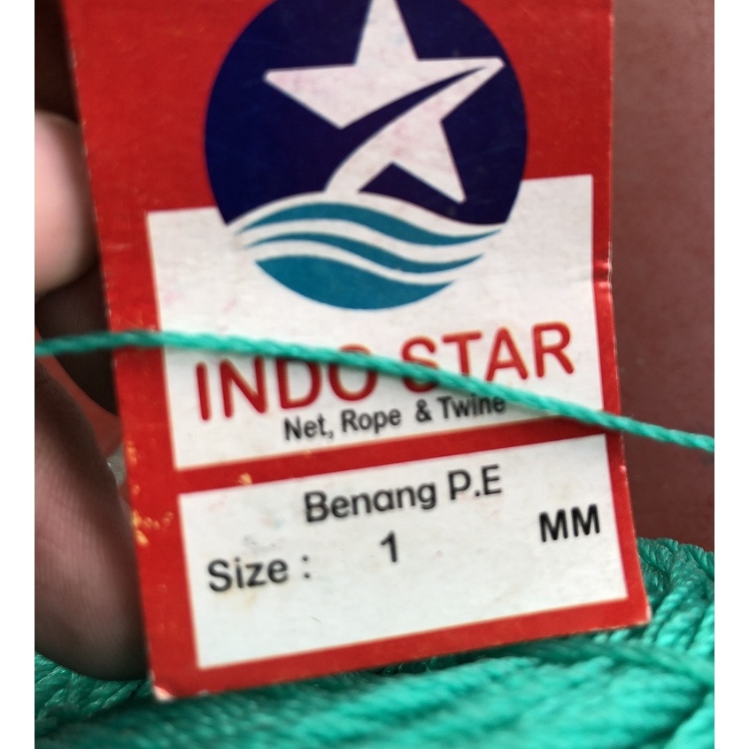 Tali Tambang kecil 1mm / Tambang PE 1mm INDOSTAR 200 METER