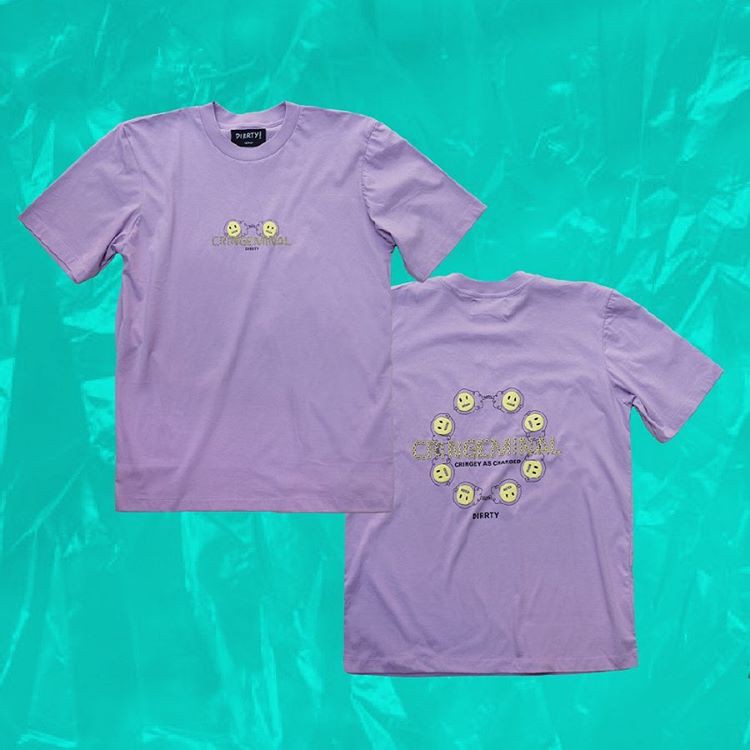 

GetDirrty Cringeminal Tee Pale Purple 3D Foaming