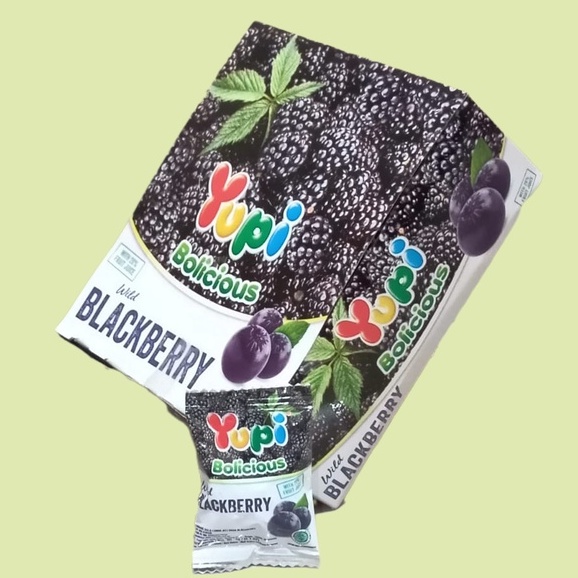 

Yupi Bolicious Blackberry 5 gram (24 pcs/box)