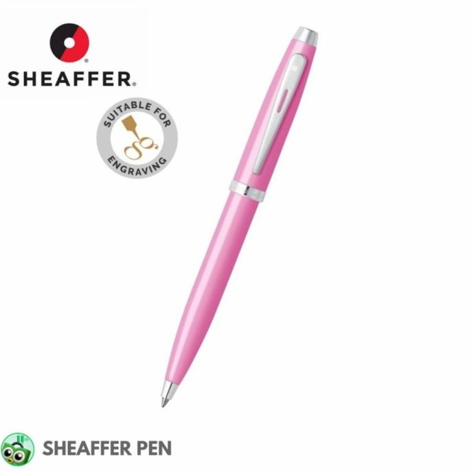 

Sheaffer SGC100 Glossy Pink Featuring Nickel Plate Trim Ballpoint ---Terbaru---